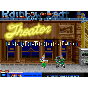 Pixelbox Arcade - Cyber-Lip (1990), a Platform / Shooter Scrolling game by SNK