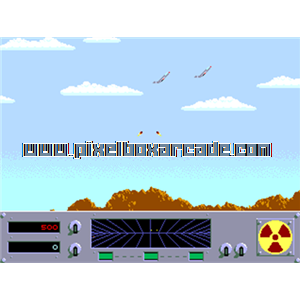 Pixelbox Arcade - Danger Zone (1986), a Shooter / Flying 1st Person game by Cinematronics