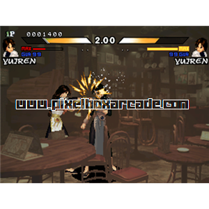 Pixelbox Arcade - Daraku Tenshi - The Fallen Angels (1998), a Fighter / Versus game by Psikyo