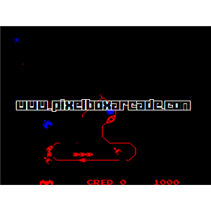 Pixelbox Arcade - Dark Planet (1982), a Shooter / Field game by Stern