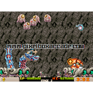 Pixelbox Arcade - Dragon Breed (1989), a Shooter / Flying Horizontal game by Irem