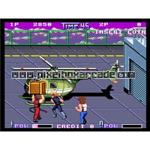Pixelbox Arcade - Double Dragon II - The Revenge (1988), a Fighter / 2.5D game by Technos
