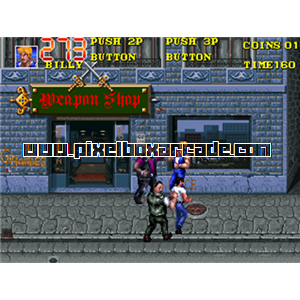 Pixelbox Arcade - Double Dragon 3 - The Rosetta Stone (1990), a Fighter / 2.5D game by Technos