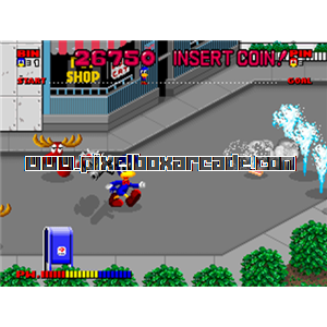 Pixelbox Arcade - Dynamite Dux (1989), a Fighter / 2.5D game by bootleg