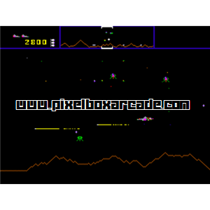 Pixelbox Arcade - Defender (1980), a Shooter / Flying Horizontal game by Williams