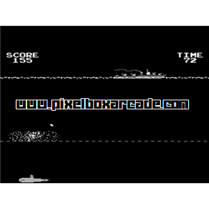 Pixelbox Arcade - Destroyer (1977), a Shooter / Gallery game by Atari
