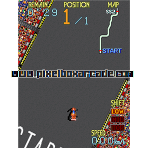 Pixelbox Arcade - Dirt Fox (1989), a Driving / Race game by Namco