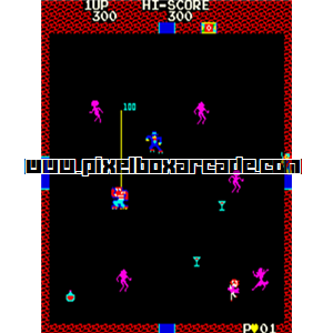 Pixelbox Arcade - Disco No.1 (1982), a Maze game by Data East