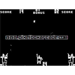 Pixelbox Arcade - Dog Patch (1977), a Shooter / Versus game by Midway