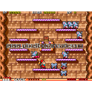 Pixelbox Arcade - Don Doko Don (1989), a Platform / Run Jump game by Taito Corporation Japan