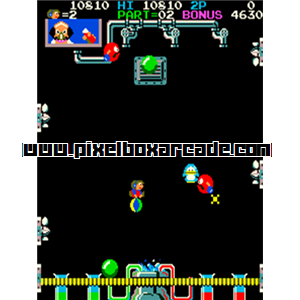 Pixelbox Arcade - Dr. Micro (1983), a Platform / Run Jump game by Sanritsu