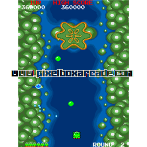 Pixelbox Arcade - Dr. Toppel's Adventure (1987), a Shooter / Flying Vertical game by Taito Corporation Japan