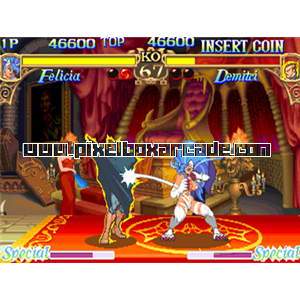 Pixelbox Arcade - Darkstalkers: The Night Warriors (1994), a Fighter / Versus game by Capcom
