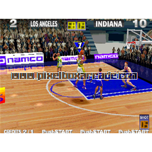 Pixelbox Arcade - Dunk Mania (1995), a Sports / Basketball game by Namco