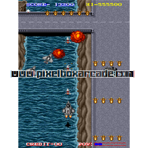 Pixelbox Arcade - Dyger (1989), a Shooter / Flying Vertical game by Philko