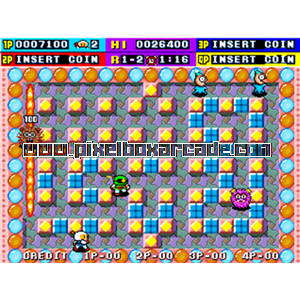 Pixelbox Arcade - Dynablaster (1992), a Maze game by Irem (licensed from Hudson Soft)