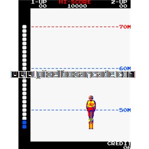 Pixelbox Arcade - Dynamic Ski (1984), a Sports / Skiing game by Taiyo