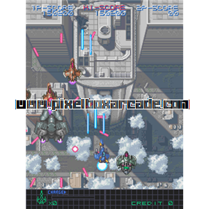 Pixelbox Arcade - U.N. Defense Force: Earth Joker (1993), a Shooter / Flying Vertical game by Visco