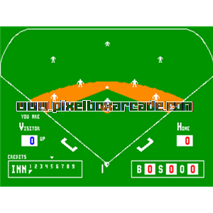 Pixelbox Arcade - Extra Bases (1980), a Sports / Baseball game by Midway