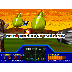 Pixelbox Arcade - Enforce (1988), a Shooter / Driving 1st Person game by Taito Corporation