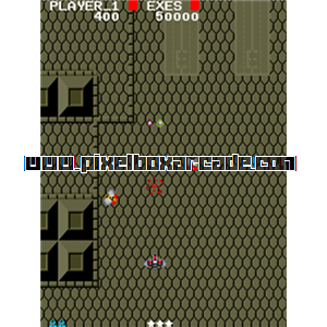 Pixelbox Arcade - Exed Exes (1985), a Shooter / Flying Vertical game by Capcom