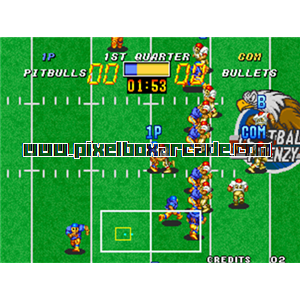 Pixelbox Arcade - Football Frenzy (1992), a Sports / Amer. Football game by SNK