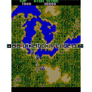 Pixelbox Arcade - Finalizer - Super Transformation (1985), a Shooter / Flying Vertical game by Konami