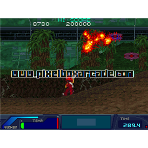 Pixelbox Arcade - Finest Hour (1989), a Platform / Shooter Scrolling game by Namco