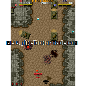 Pixelbox Arcade - Fire Shark (1990), a Shooter / Flying Vertical game by Toaplan