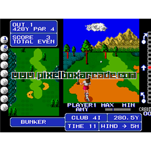 Pixelbox Arcade - Fighting Golf (1988), a Sports / Golf game by SNK
