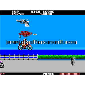 Pixelbox Arcade - Flashgal (1985), a Fighter / 2D game by Sega