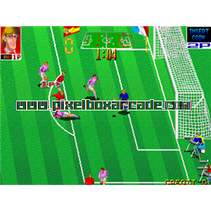 Pixelbox Arcade - Football Champ (1990), a Sports / Soccer game by Taito Corporation Japan