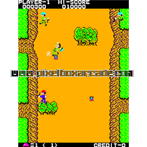Pixelbox Arcade - Front Line (1982), a Shooter / Walking game by Taito Corporation
