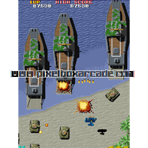 Pixelbox Arcade - Flying Shark (1987), a Shooter / Flying Vertical game by [Toaplan] Taito Corporation