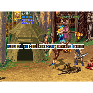 Pixelbox Arcade - Golden Axe: The Revenge of Death Adder (1992), a Fighter / 2.5D game by Sega