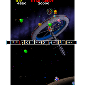 Pixelbox Arcade - Galaga '88 (1987), a Shooter / Gallery game by Namco