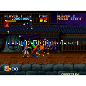 Pixelbox Arcade - Musashi Ganryuuki (1999), a Platform / Fighter Scrolling game by Visco
