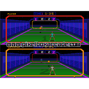 Pixelbox Arcade - Goalie Ghost (1984), a Sports / Soccer game by Bally/Sente