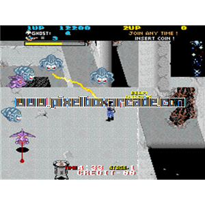 Pixelbox Arcade - The Real Ghostbusters (1987), a Shooter / Walking game by Data East USA