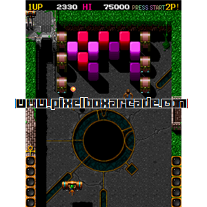 Pixelbox Arcade - Ghox (1991), a Ball & Paddle / Breakout game by Toaplan