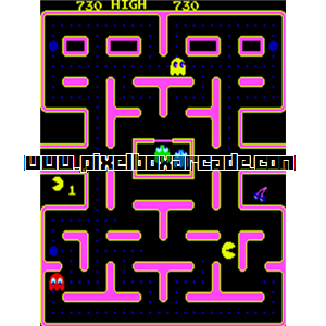 Pixelbox Arcade - Ghostmuncher (1981), a Multiplay / Compilation game by bootleg
