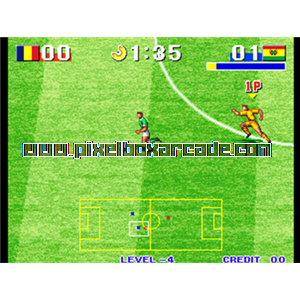 Pixelbox Arcade - Goal! Goal! Goal! (1995), a Sports / Soccer game by Visco
