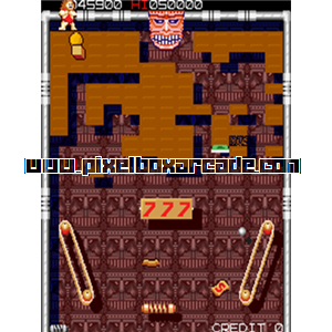 Pixelbox Arcade - Goindol (1987), a Ball & Paddle / Breakout game by Sun a Electronics