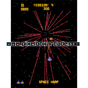 Pixelbox Arcade - Gorf (1981), a Shooter game by Midway