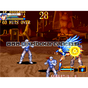 Pixelbox Arcade - Guardians (1995), a Fighter / 2.5D game by Banpresto