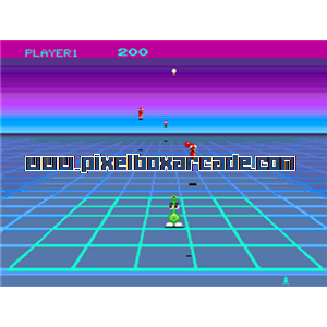 Pixelbox Arcade - Gridlee (1983), a Shooter / 3rd Person game by Videa