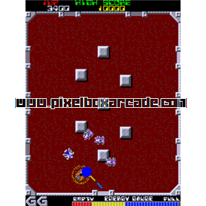 Pixelbox Arcade - Grobda (1984), a Maze / Shooter Small game by Namco