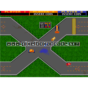 Pixelbox Arcade - Grudge Match (0101), a Driving / Race Track game by Bally/Midway