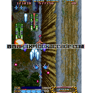 Pixelbox Arcade - Grid Seeker: Project Stormhammer (1992), a Shooter / Flying Vertical game by Taito Corporation Japan