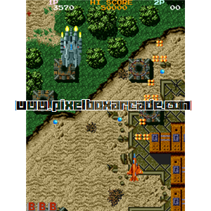 Pixelbox Arcade - Gulf War II (1991), a Shooter / Flying Vertical game by Comad